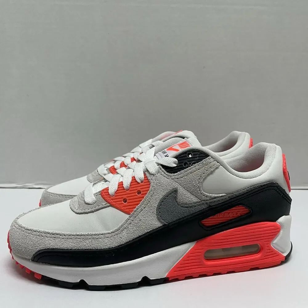 Nike Air Max 90 Infrared 3M 2026 IU1055 100 Size 6 Men Size 7.5 Women White Red